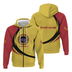 Railspirit Personalized Florida East Coast Railway Hoodie Unique Graphic Style Zip Up Hoodie For Train Enthusiasts