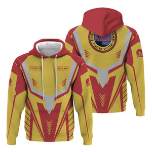 Railspirit Personalized Florida East Coast Railway Hoodie Workwear-Inspired with Custom Position Train Zip Up Hoodie