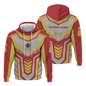 Railspirit Personalized Florida East Coast Railway Hoodie Armor-Inspired Design Train Zip Up Hoodie All Over Print