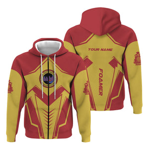 Railspirit Personalized Florida East Coast Railway Hoodie Railway Trainspotter Style Zip Up Hoodie Gift Idea For Foamers