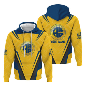 Railspirit Personalized Alaska Railroad Hoodie Railway Inspired Apparel Train Zip Up Hoodie For Train Lovers