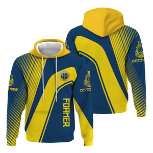 Railspirit Personalized Alaska Railroad Hoodie Vibrant Striking Style Zip Up Hoodie For Rail Enthusiasts