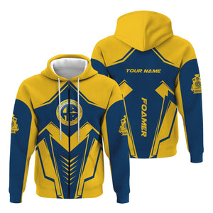 Railspirit Personalized Alaska Railroad Hoodie Railway Trainspotter Style Zip Up Hoodie Gift Idea For Foamers