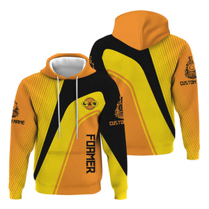 Railspirit Personalized Genesee & Wyoming Inc. Railroad Hoodie Vibrant Striking Style Zip Up Hoodie For Rail Enthusiasts