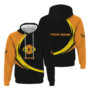 Railspirit Personalized Genesee & Wyoming Inc. Railroad Hoodie Unique Graphic Style Zip Up Hoodie For Train Enthusiasts