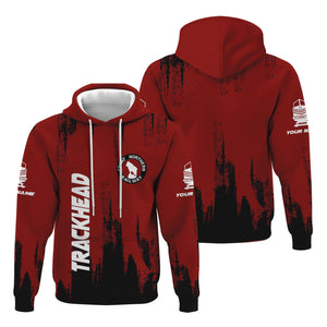 Railspirit Personalized Great Northern Railway Hoodie Paint Impact Design GNR Train Zip Up Hoodie for Trackhead