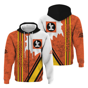 Railspirit Personalized Illinois Central Railroad Hoodie All Over Printed Unisex Zip Up Hoodie