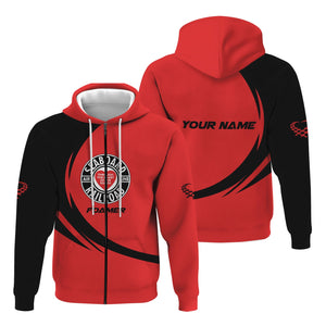 Railspirit Personalized Seaboard Air Line Railroad Hoodie Unique Graphic Style Zip Up Hoodie For Train Enthusiasts