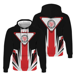 Railspirit Atlantic Coast Line Railroad Hoodie Bold Graphic Style All Over Printed Zip Up Hoodie