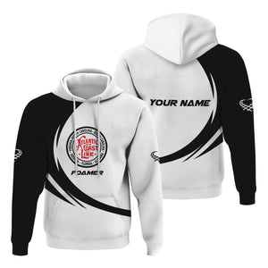 Railspirit Personalized Atlantic Coast Line Railroad Hoodie Unique Graphic Style Zip Up Hoodie For Train Enthusiasts