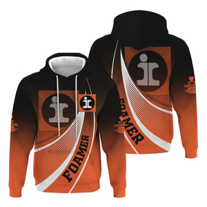 Railspirit Personalized Illinois Central Railroad Hoodie Railway-Themed Style Zip Up Hoodie Gift Idea For Trainspotter