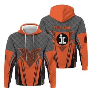 Railspirit Personalized Illinois Central Railroad Hoodie Rugged Steel Vibes Train Zip Up Hoodie All Over Print