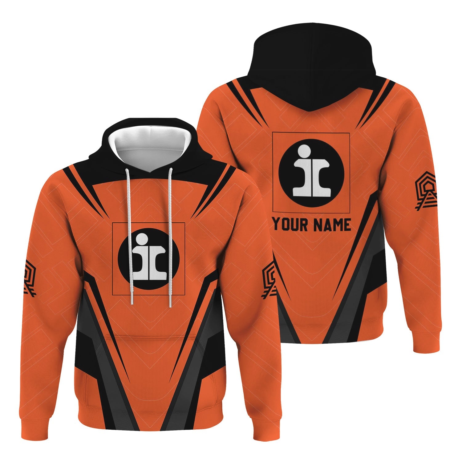 Railspirit Personalized Illinois Central Railroad Hoodie Railway Inspired Apparel Train Zip Up Hoodie For Train Lovers