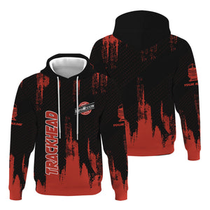 Railspirit Personalized Chicago and North Western Railway Hoodie Paint Impact Design Train Zip Up Hoodie for Trackhead