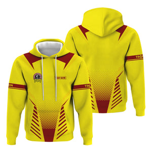 Railspirit Personalized Denver and Rio Grande Western Railroad Hoodie Unisex Train Zip Hoodie All Over Print