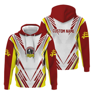 Railspirit Personalized Denver and Rio Grande Western Railroad Hoodie Railroad Tribute Design Train Zip Up Hoodie for Train Lovers