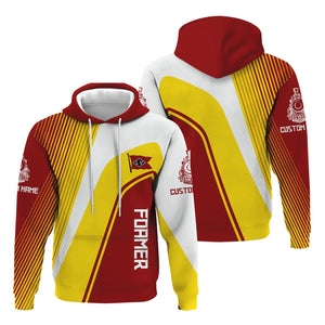 Railspirit Personalized Lehigh Valley Railroad Hoodie Vibrant Striking Style Zip Up Hoodie For Rail Enthusiasts