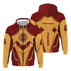 Railspirit Personalized Duluth, Missabe, & Iron Range Railroad Hoodie Railway Trainspotter Style Zip Up Hoodie Gift Idea For Foamers