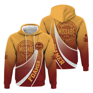 Railspirit Personalized Duluth, Missabe, & Iron Range Railroad Hoodie Railway-Themed Style Zip Up Hoodie Gift Idea For Trainspotter