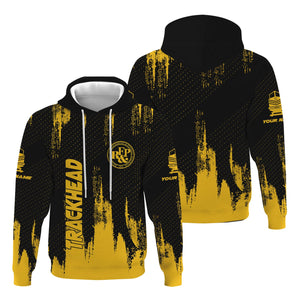 Railspirit Personalized Richmond, Fredericksburg And Potomac Railroad Hoodie Paint Impact Design Train Zip Up Hoodie for Trackhead