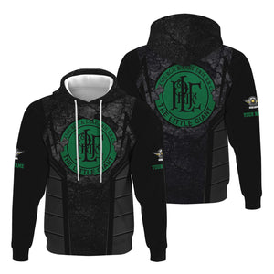 Railspirit Personalized Pittsburgh And Lake Erie Railroad Hoodie Cracked Metal Design Train Zip Up Hoodie for Rail Enthusiasts