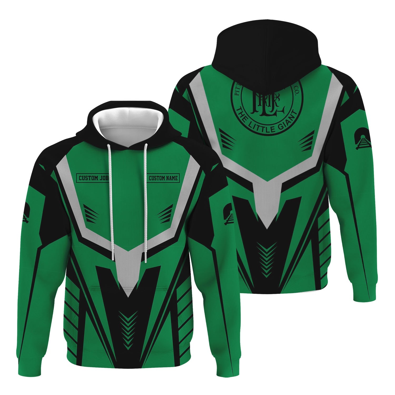 Railspirit Personalized Pittsburgh And Lake Erie Railroad Hoodie Workwear-Inspired with Custom Position Train Zip Up Hoodie