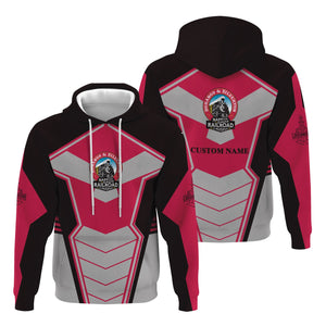 Railspirit Personalized Durango And Silverton Narrow Gauge Railroad Hoodie Engine-Inspired Style Train Zip Up Hoodie for Railroad Fanatic