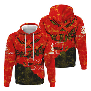 Railspirit Personalized Monongahela Railroad Hoodie Torn Graphic Style Train Zip Up Hoodie For Rail Junkie