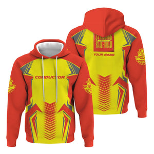 Railspirit Personalized Strasburg Railroad Hoodie Standout Style with Custom Position Train Zip Up Hoodie