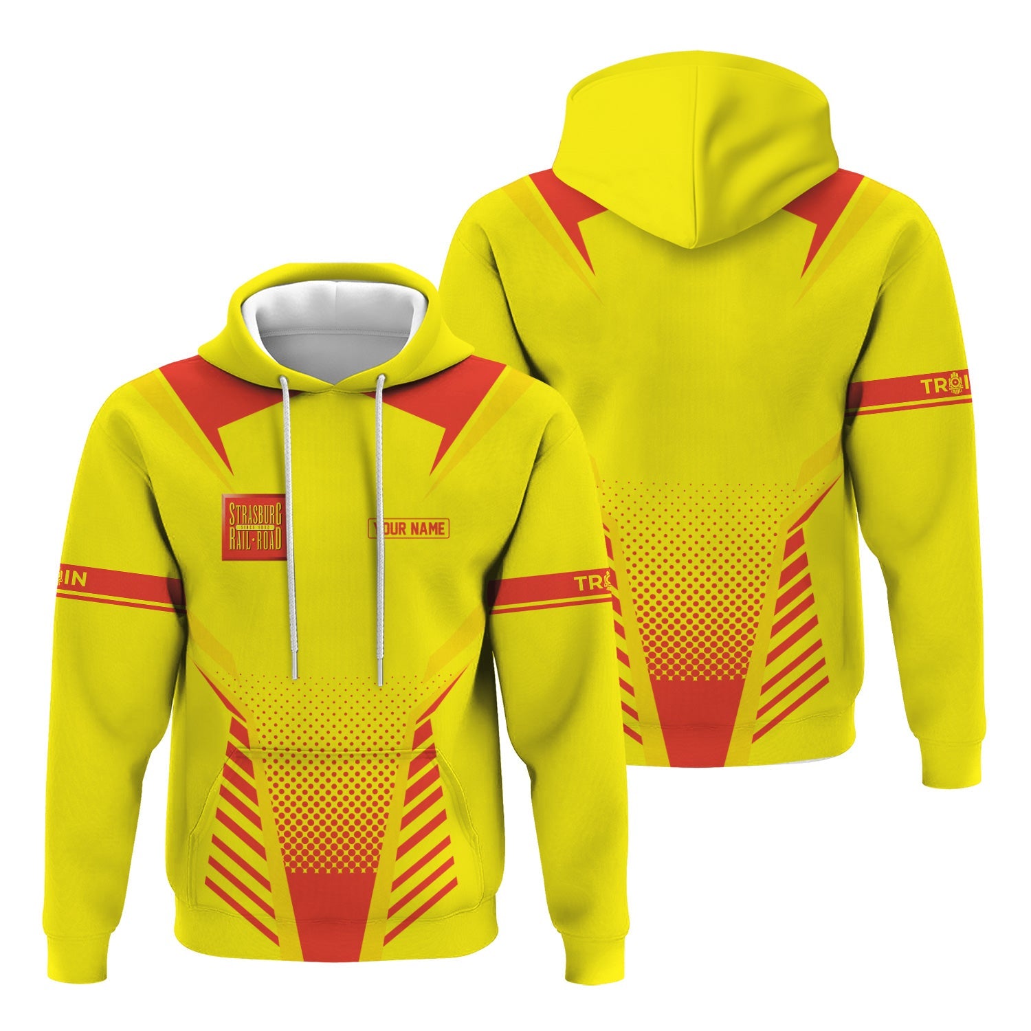 Railspirit Personalized Strasburg Railroad Hoodie Unisex Train Zip Hoodie All Over Print