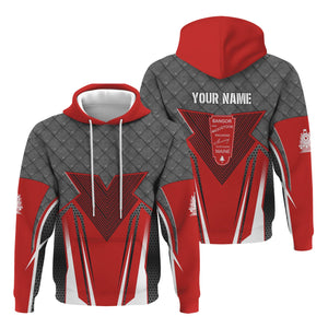 Railspirit Personalized Bangor And Aroostook Railroad Hoodie Rugged Steel Vibes Train Zip Up Hoodie All Over Print