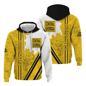 Railspirit Personalized Central of Georgia Railway Hoodie All Over Printed Unisex Zip Up Hoodie