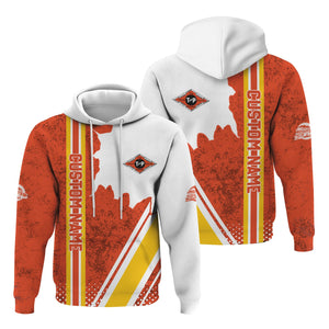 Railspirit Personalized Texas and Pacific Railway Hoodie All Over Printed Unisex Zip Up Hoodie