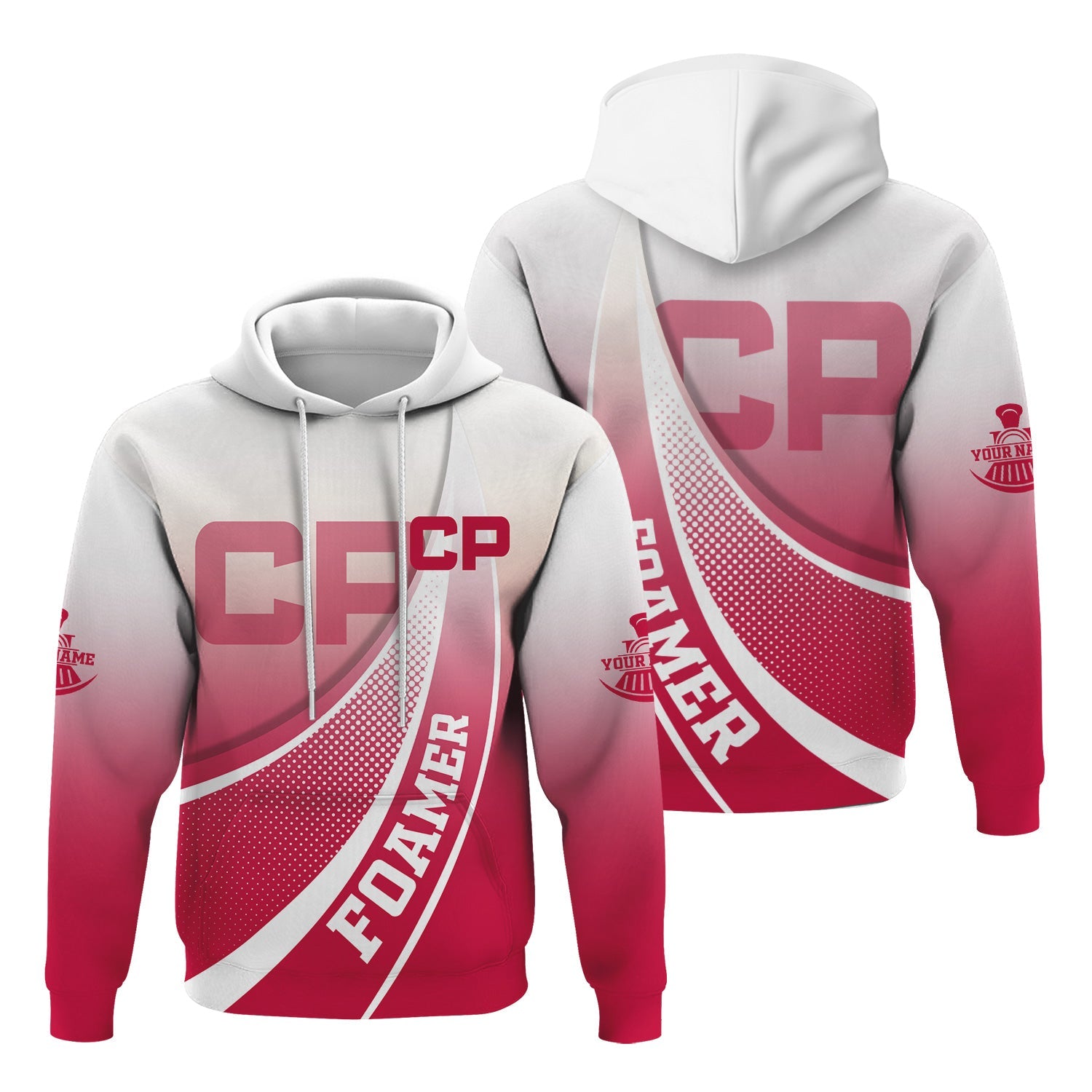Railspirit Personalized Canadian Pacific Railroad Hoodie Railway-Themed Style Zip Up Hoodie Gift Idea For Trainspotter