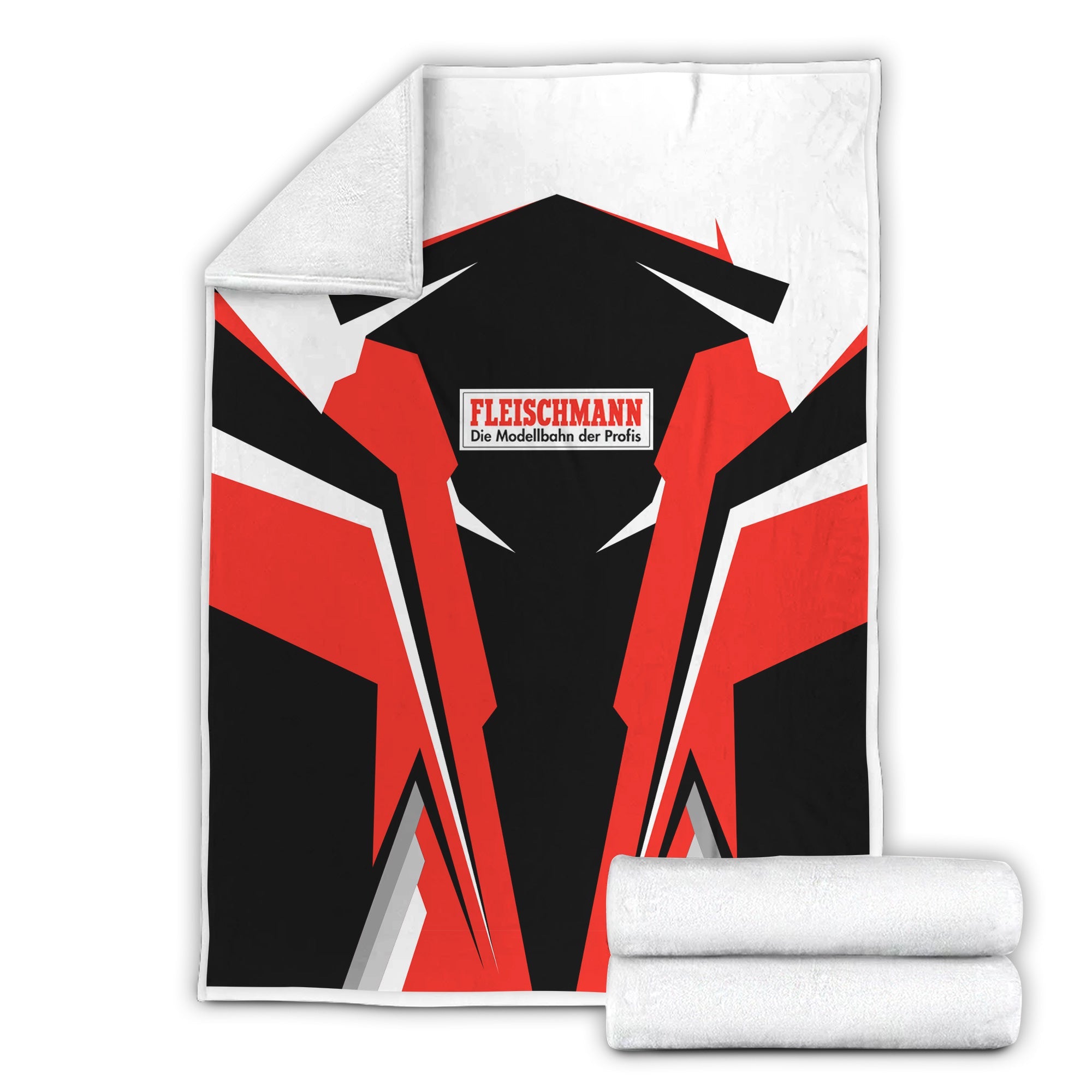 Railspirit Personalized Fleischmann And Western Railroad Blanket Strong Line Train Blanket Gift Idea For Train Lover