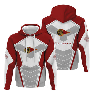 Railspirit Personalized Western Maryland Railway Hoodie Engine-Inspired Style Train Zip Up Hoodie for Railroad Fanatic