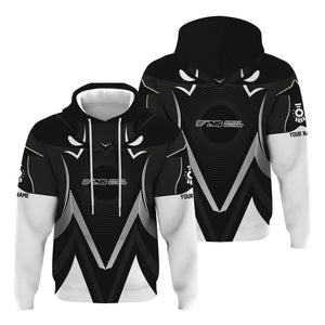 Railspirit Personalized Norfolk Southern Railway Hoodie Vibrant Graphic Pattern Zip Up Hoodie For Train Enthusiasts