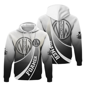 Railspirit Personalized Norfolk and Western Railway Hoodie Railway-Themed Style N&W Zip Up Hoodie Gift Idea For Trainspotter