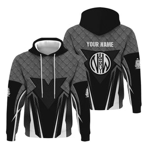 Railspirit Personalized Norfolk and Western Railway Hoodie Rugged Steel Vibes N&W Train Zip Up Hoodie All Over Print