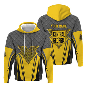 Railspirit Personalized Central of Georgia Railway Hoodie Rugged Steel Vibes Train Zip Up Hoodie All Over Print