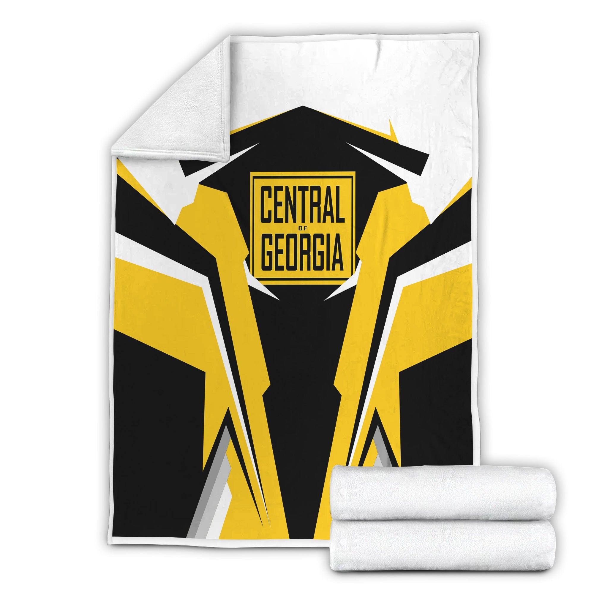 Railspirit Personalized Central of Georgia Railway Blanket Strong Line Train Blanket Gift Idea For Train Lover