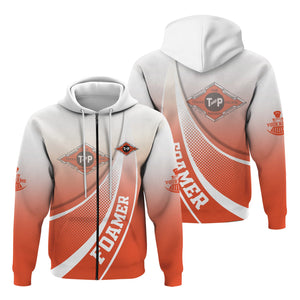 Railspirit Personalized Texas and Pacific Railway Hoodie Railway-Themed Style Zip Up Hoodie Gift Idea For Trainspotter