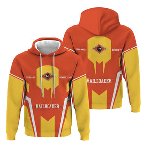 Railspirit Personalized Texas and Pacific Railway Hoodie Custom Year Railroader Zip Up Hoodie Gift Idea For Train Lover