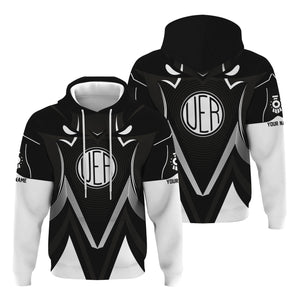 Railspirit Personalized Union Electric Railway Hoodie Vibrant Graphic Pattern Zip Up Hoodie For Train Enthusiasts