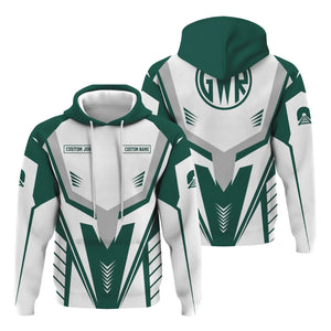 Railspirit Personalized Great Western Railway Hoodie Workwear-Inspired with Custom Position Train Zip Up Hoodie