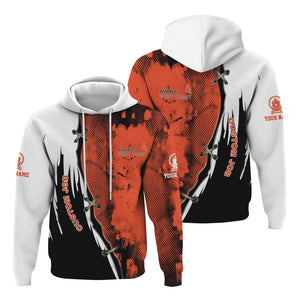 Railspirit Personalized Avanti West Coast Hoodie Retro Stitches Design with Custom Position Train Zip Up Hoodie