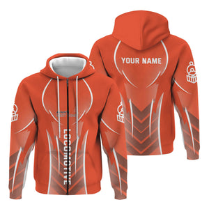 Railspirit Personalized Avanti West Coast Hoodie Striking Line Style Train Zip Up Hoodie For Locomotive Lovers