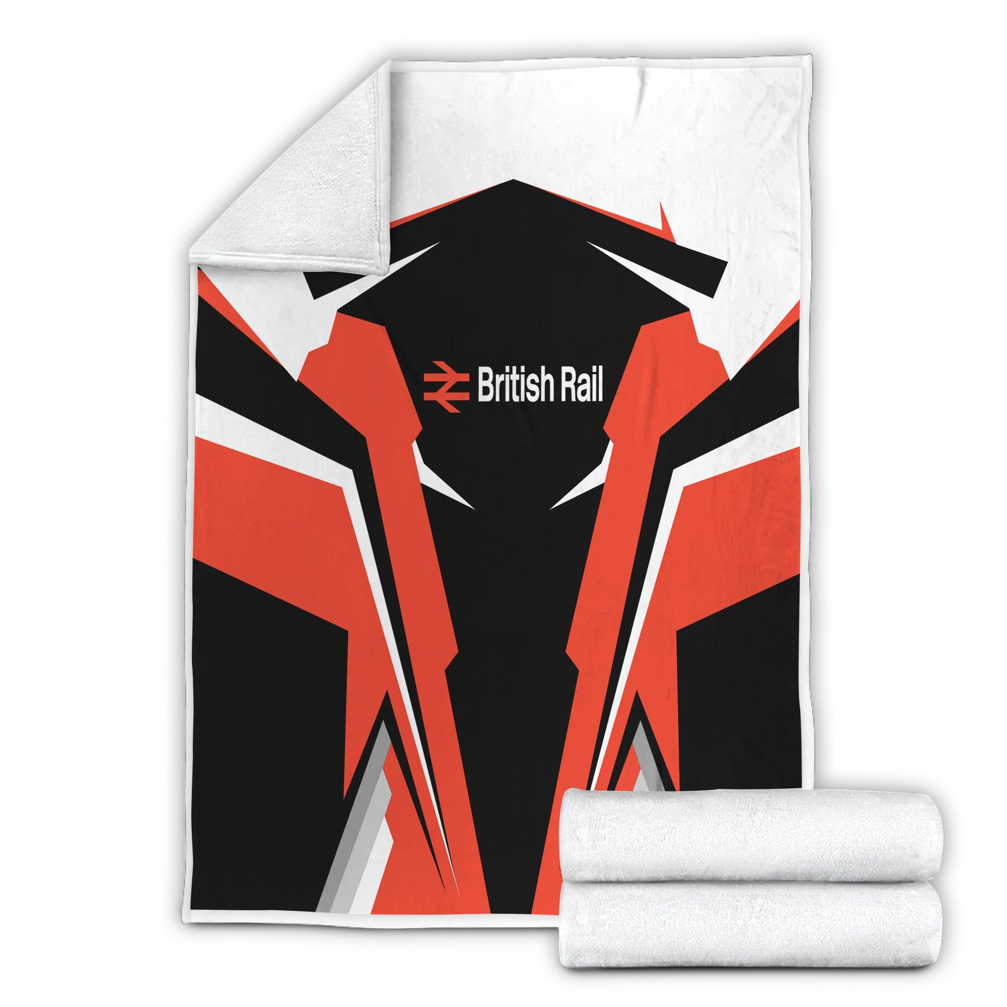 Railspirit Personalized Bristish Railway Blanket Strong Line Train Blanket Gift Idea For Train Lover