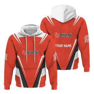 Railspirit Personalized British Railway Hoodie Railway Inspired Apparel Train Zip Up Hoodie For Train Lovers