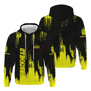 Railspirit Personalized Iowa Interstate Railroad Hoodie Paint Impact Design IAIS Train Zip Up Hoodie for Trackhead